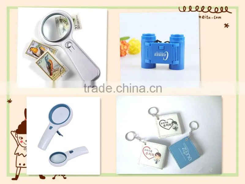 60x Currency Detecting led light mini pocket microscope