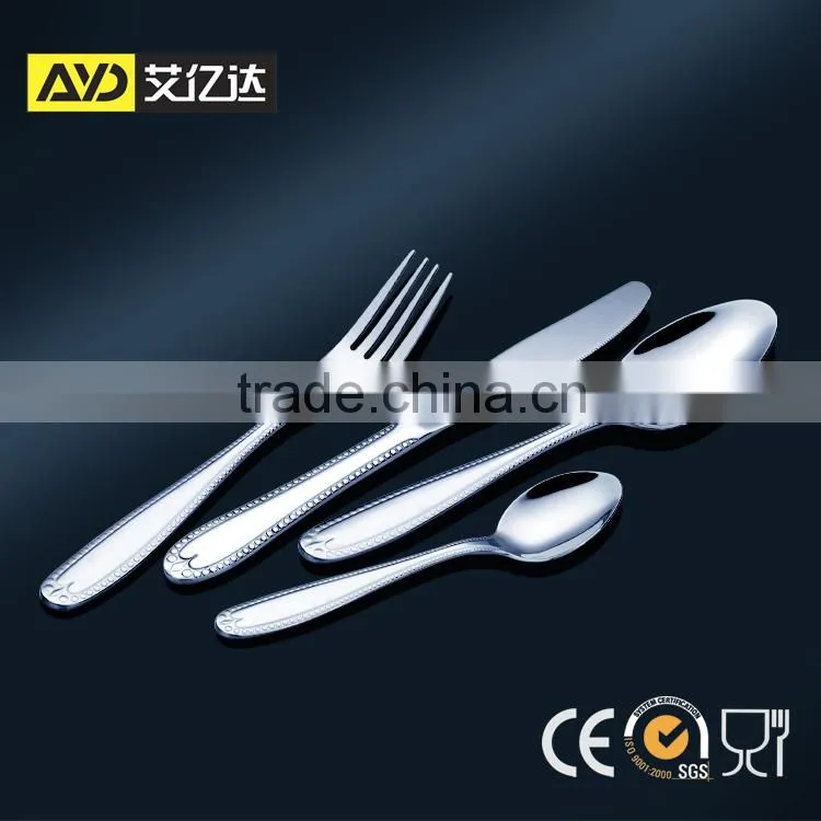 Different Kinds of Flatware!made in China gold plated flatware wholesale
