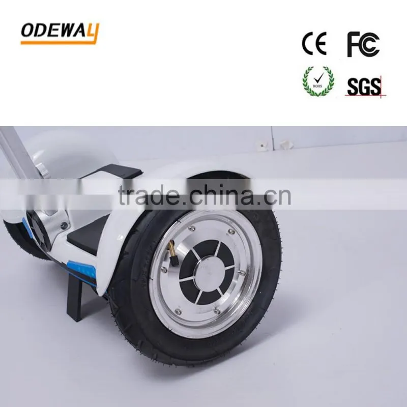 Stable performance 10 inch tire handle self balance scooter with LED light
