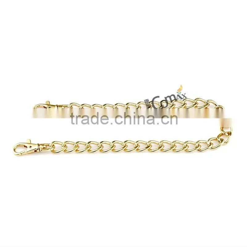 Fashion gold metal chain for bag handle