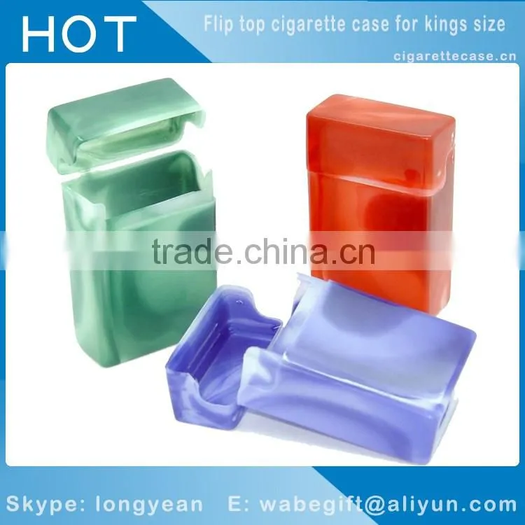 Flip top Cigarette Case box holder use for 20s standard kind size cigarette pack