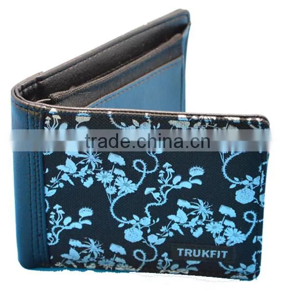 Custom canvas printed passport wallet case