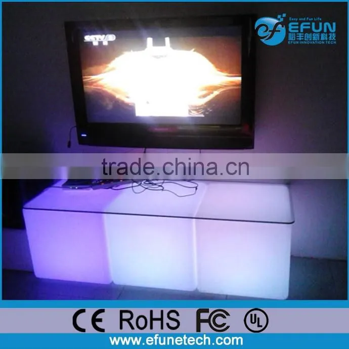 bar/party /wedding rgb color 3d led mood light cube,illuminated led light cube furniture