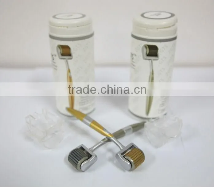 Good price golden 192 needles ZGTS Titanium Micro Derma Needle Roller System/microneedle roller for sale- L006