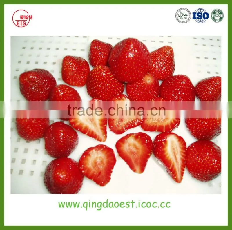 Export bulk Hot sale frozen IQF fresh strawberry