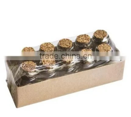 good quality glass jar with cork lid