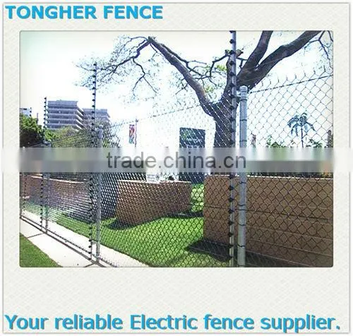 China High quality double galvanized steel metal pole for electric fence