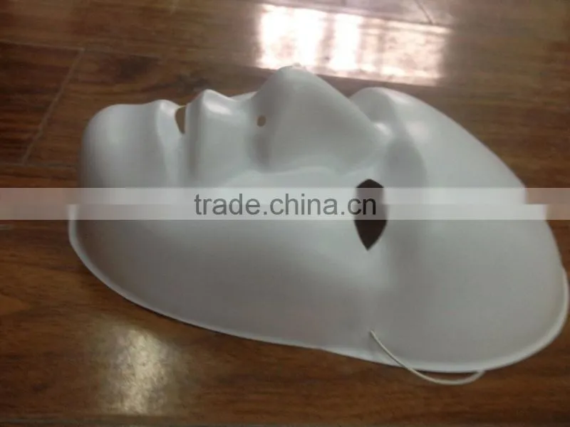 PVC Full Face Mask Form-white