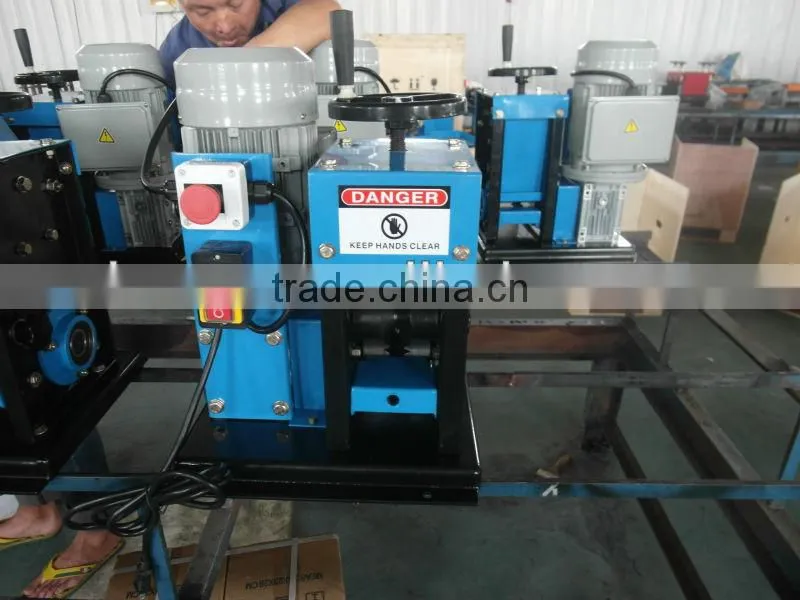 2014 Hot sale HW-001 copper scrap /automatic wire stripper /stripper of electric cable in cable making equipment