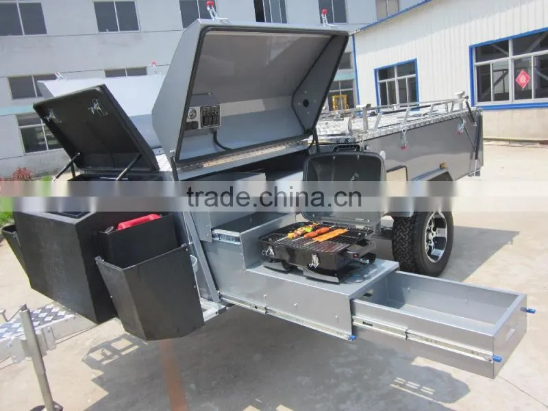 2017 hot sale off road travel trailer tent trailer camper trailer