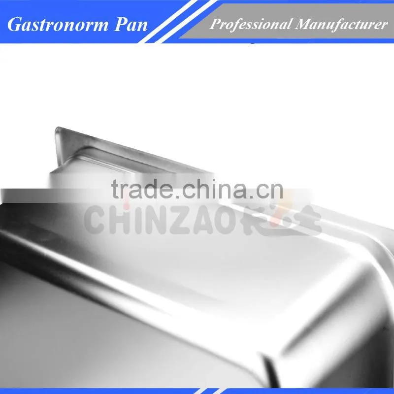 1/1 size anti-jam stainless steel steam table pan/ stainless steel gastronorm pan