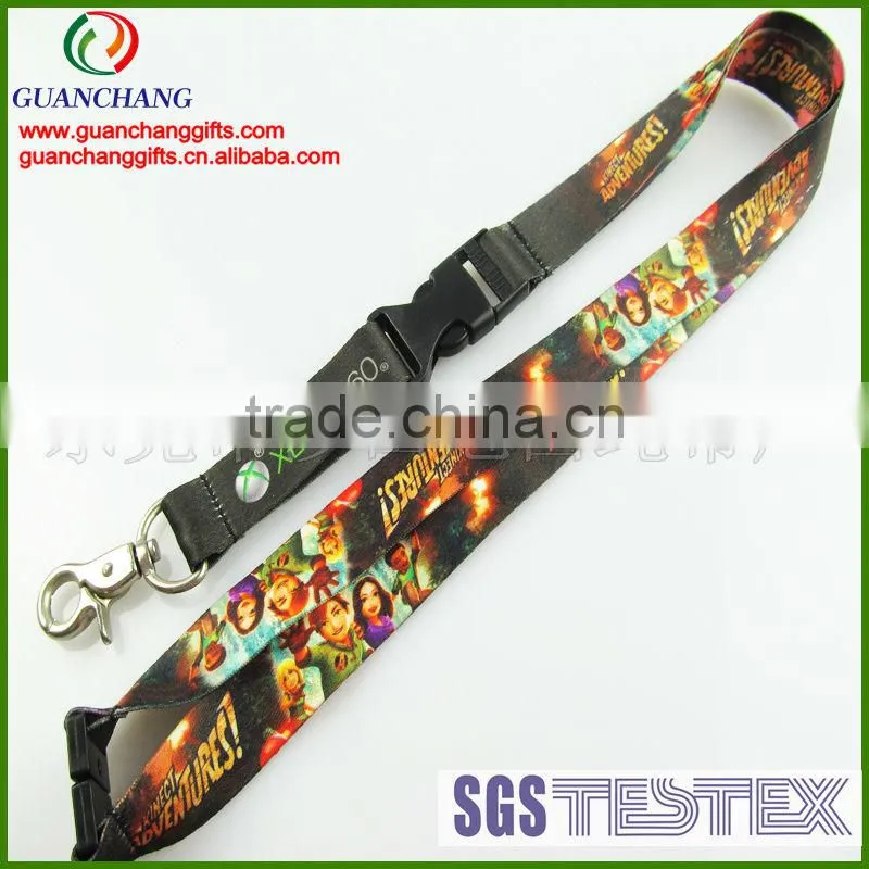 OEM custom yoyo badge reel id card holder nylon lanyard strap