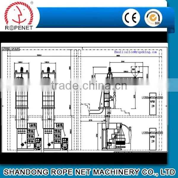 fiber drawing machine