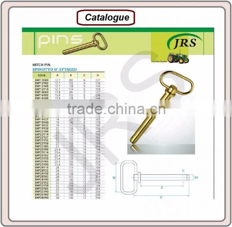 Manufacturer of Trailer part like Hitch Pin