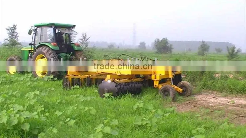 agricultural 1BZDZ-6.2 wing folded heavy duty disc harrow with great price