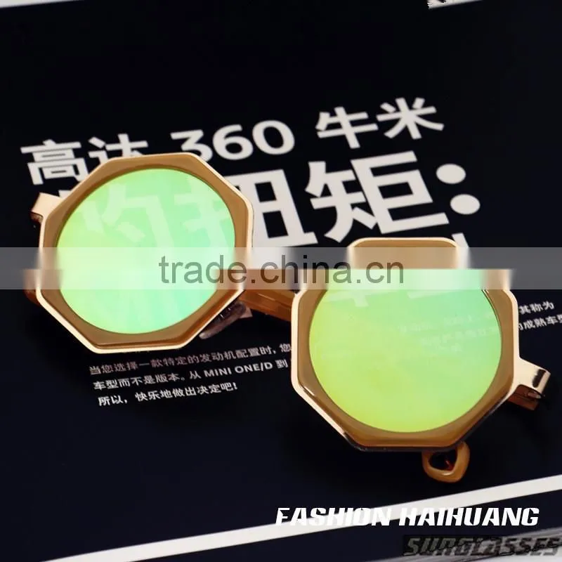 hot sale multilateral sunglasses loving heart temple sun glasses,fashion sunglasses