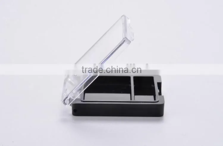 plastic eye shadow container cases for cosmetic use