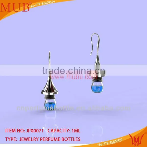Glass Jewelry Umbel Earring Glass Bottle