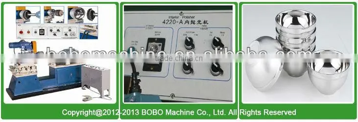 Cookware internal polishing machine