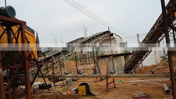 30 degree and high wear-resisting rubber Stone crusher belt conveyor
