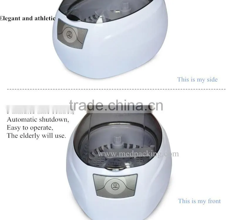 Silent Ultrasonic Cleaner JP-880 consumer and commercial glasses jewelry cleaner Shaver
