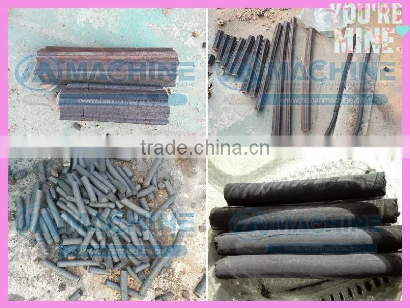 Factory manufacture lowest price Hot sale Silver charcoal briquette extruder machine