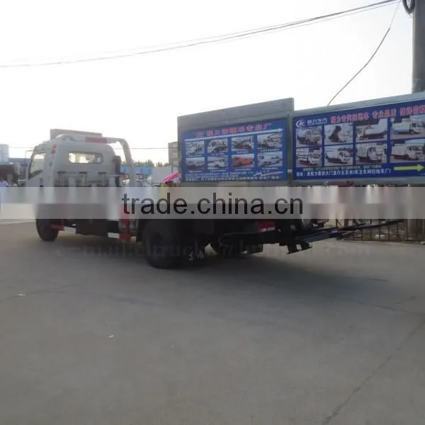124hp DONGFENG 4*2 Hydraulic Wrecker Platform 5.6m