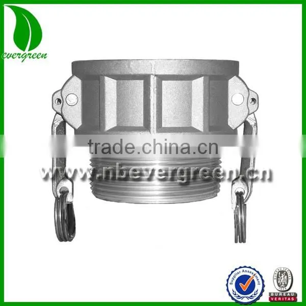 High quality aluminium coupler for PVC layflat hose connect