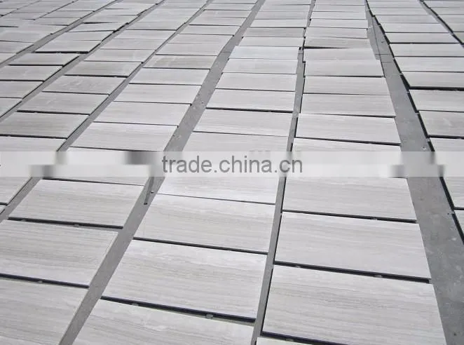 Good price wooden white marble track slabs