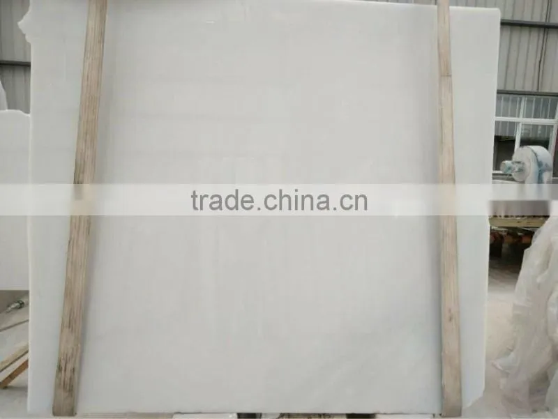 Natural crystal pure white marble tiles on promotion