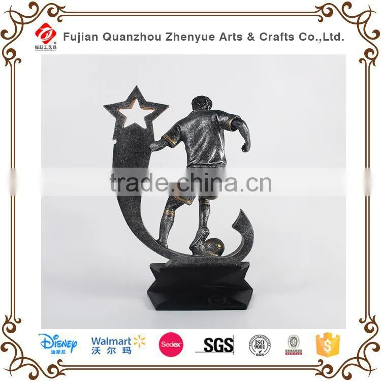 Customized soccer player figure .