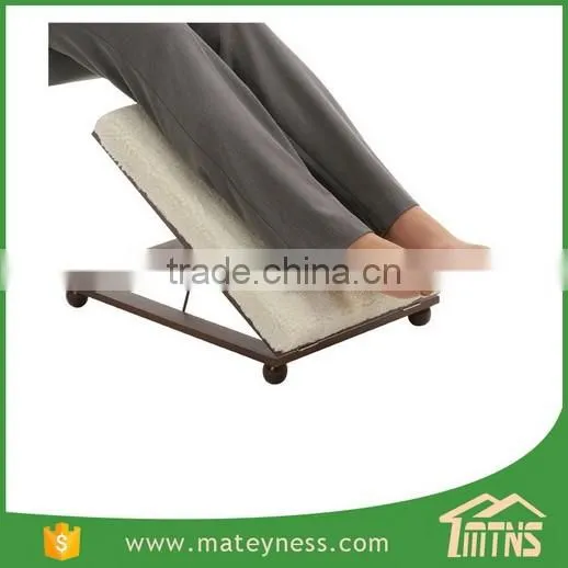 3-Way Folding Wooden Footrest Adjustable Foot Stool