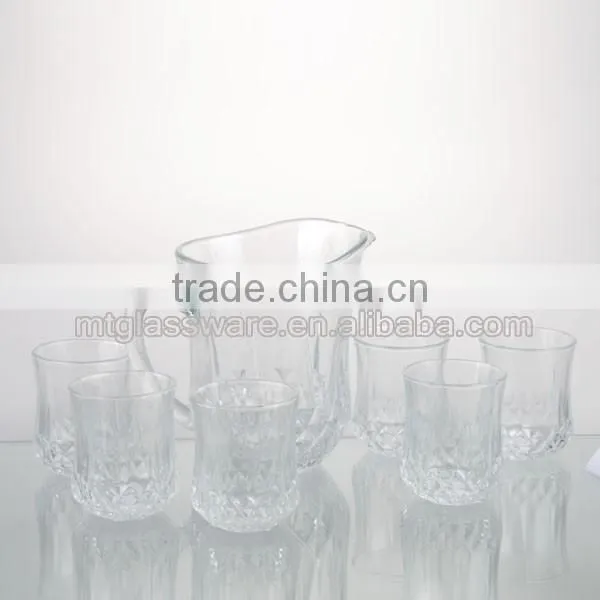 48oz High quality and elegant design 7 sets holder decander with water glass
