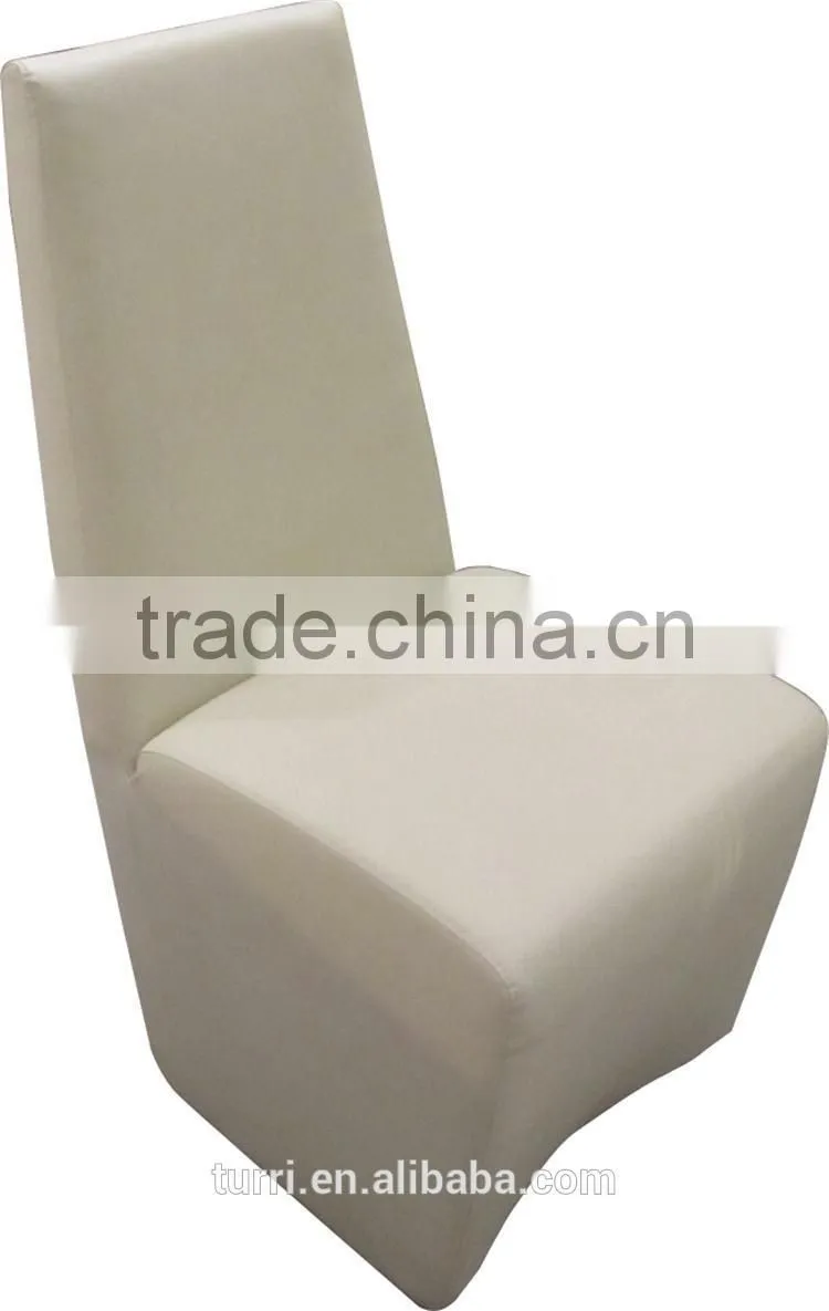 2015 luxury euro style white leather dining chair