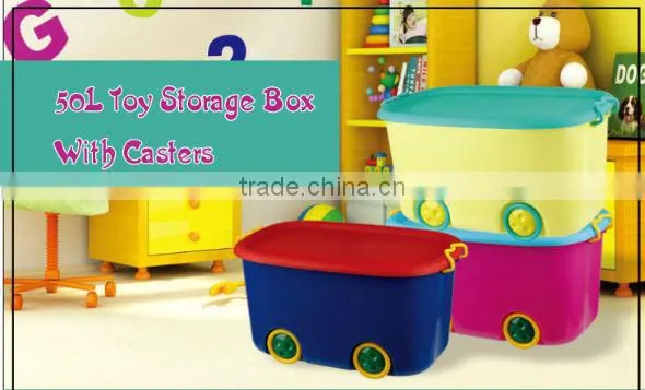 STORAGE BOX FOR 50L Toy Storage Case With Casters