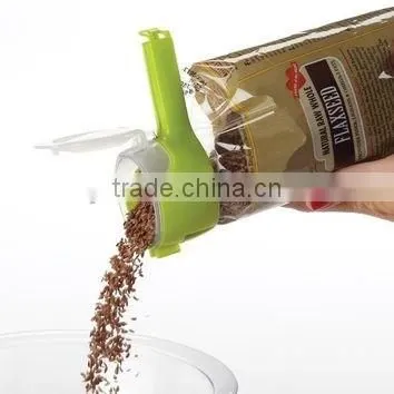 New Food Grade Plastic Bag Sealer Clip,Seal and Pour Bag Clips