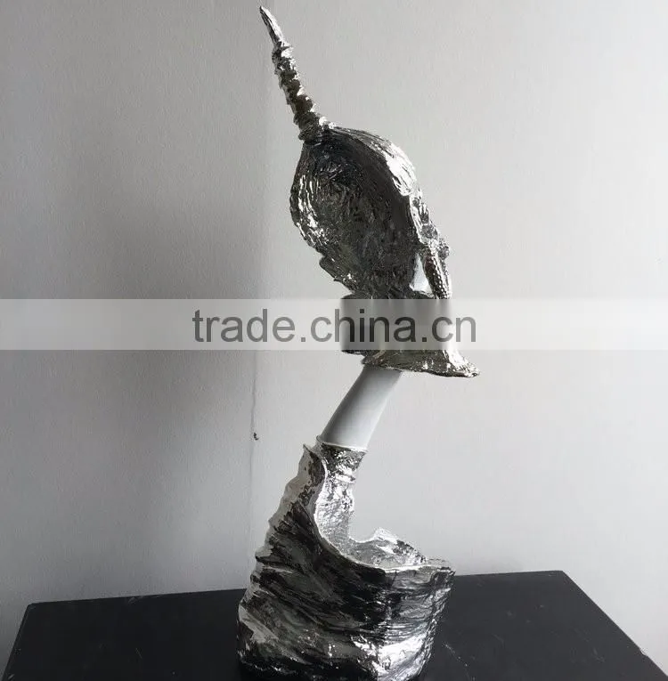 Resin art head statue