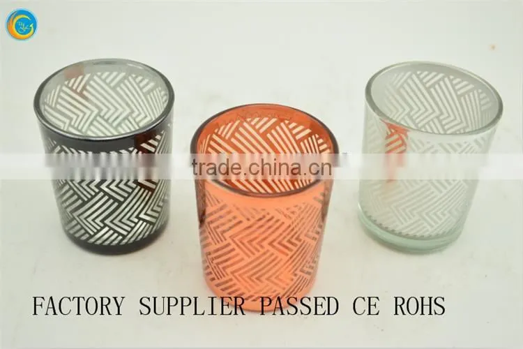 decorative cheap glass tealight holders wholesale