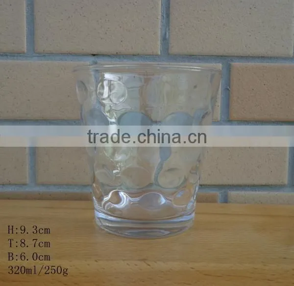 promotional special eobossed whisky glass cup