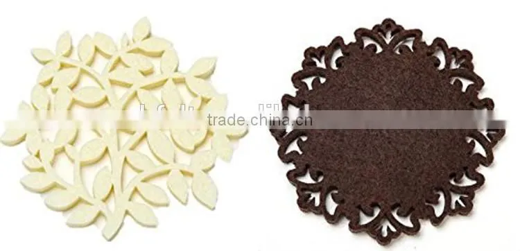 heat resistant felt coaster