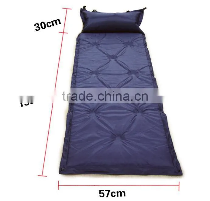Roll up self-Inflating tent floor foam exercise camping sleeping mat