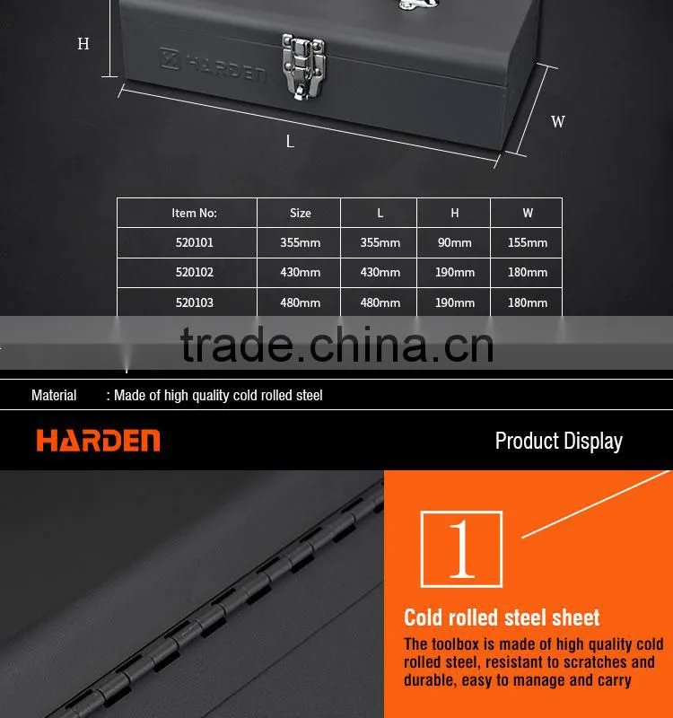 wholesale tool boxes from factory tip toof tool set with heavy duty metal latches