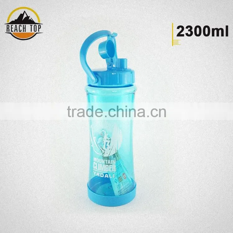 2018 new plastic Large capacity space cup sport bottle with handle