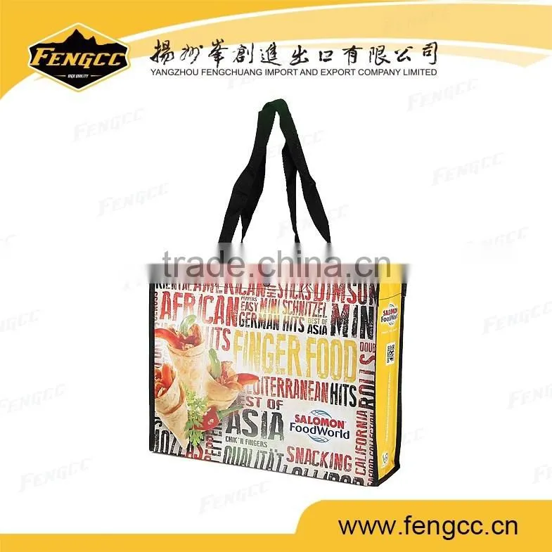 Popular Nonwoven Recycle Insulated Cooler Bag for Frozen Food