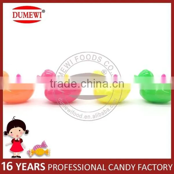 Giant Duck Shape Fruit Powder Candy Toy Novelty Candy Toy