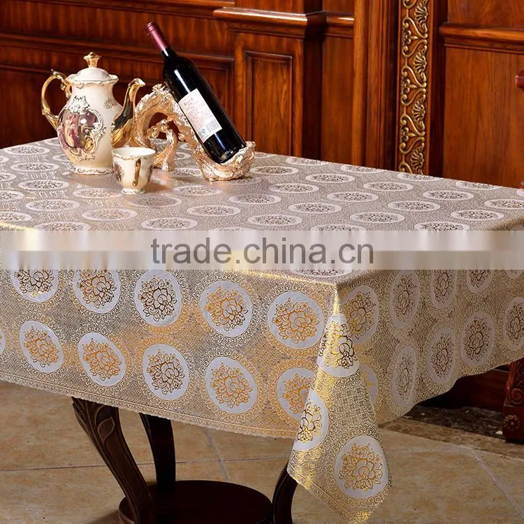 Waterproof dining table covers stain resistant tablecloth vinyl tablecloths wholesale