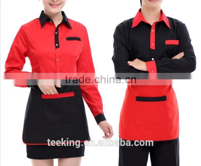 2017 Wholesale customized hotel uniform design