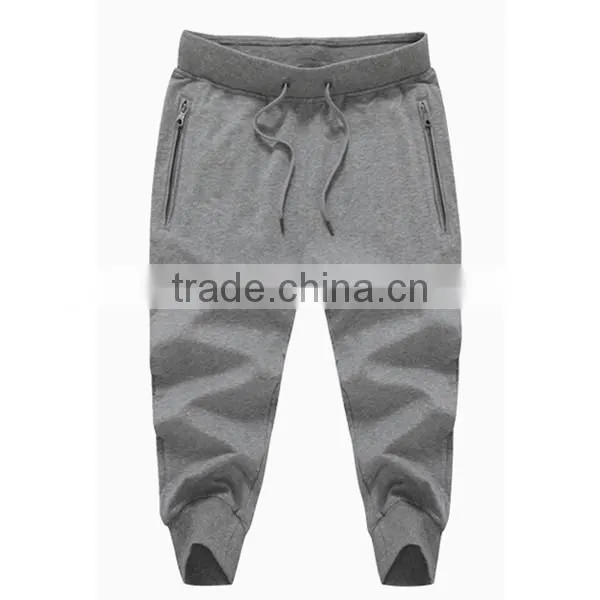 OEM high quality mens fashion jogger capri pants stylish track pants