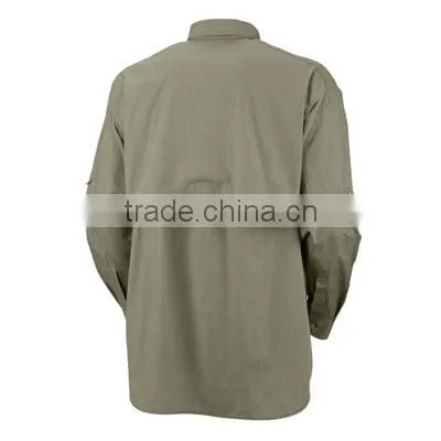 Long Sleeve Fishing Shirts 100%Cotton