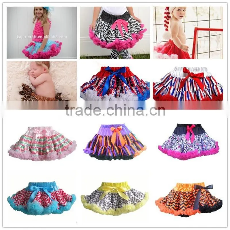 Wholesale Custom Ribbon Tutu Pettiskirt For Girls Kids Party Dresses